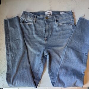 Frame Denim Le Skinny High Rise Jeans, Sz 30